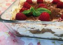 Tiramisu z malinami